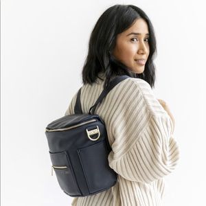 Fawn Mini Navy (old style) Diaper Bag Backpack